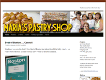 Tablet Screenshot of mariaspastry.com